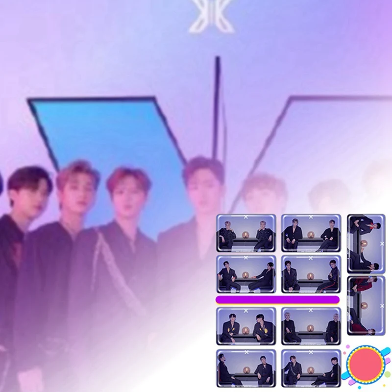10 шт./компл. KPOP X1 карта Bangtan мальчики фотографии Открытка-приглашение картинки канцелярские принадлежности украшения подарки веера