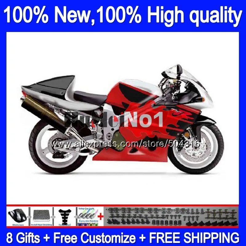 Корпус для SUZUKI SRAD TL1000 TL 1000 R 1000R красного и черного цвета 25MC. 63 TL1000R 1998 1999 2000 2001 2002 2003 98 99 00 01 02 03 обтекатель - Цвет: No. 1