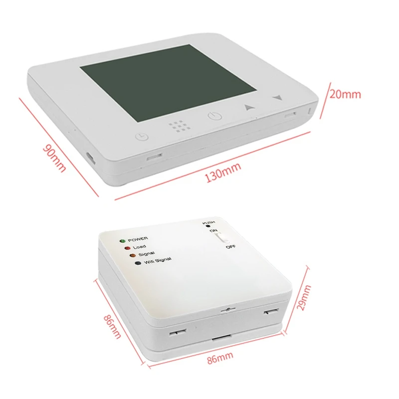 BGL09RF-WIFI беспроводной термостат для бойлера, газовый настенный регулятор температуры, штепсельная вилка европейского стандарта