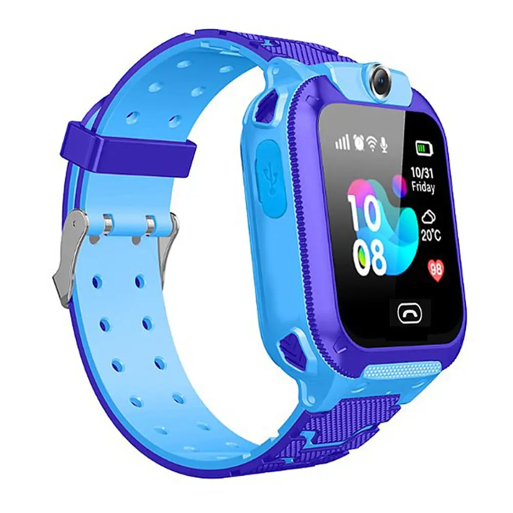 Q12B Детские Смарт-часы телефон водонепроницаемый LBS Smartwatch дети позиционирование вызов 2G SIM карта удаленный локатор часы для мальчиков и девочек
