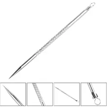 Иглы для удаления черных пятен из нержавеющей стали, Comedo, прыщи, экстрактор, очищающее средство, игла, инструмент для ухода за кожей лица