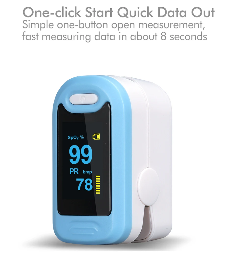 Portable Finger Oximeter Medical Equipment OLED Pulse Oximeter SPO2 PR Apparatus Saturation Meter Home Heart Rate Monitor