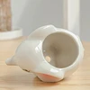 Nordic New Style Ceramic Animal Flower Pot Cartoon Zebra Sheep Cow Head Mini Pot Succulents Plants Bonsai Pots Home Decoration 5