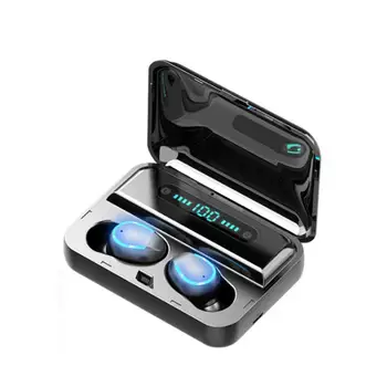 

F9-5 TWS Wireless Bluetooth Earphones Sport In Ear TWS Gaming Earphones Noise Cancel True Wireless Earbuds with Mic for Iphone