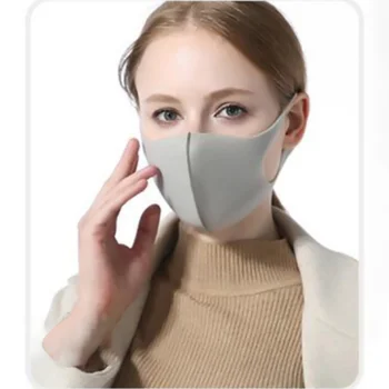 

45PCS Black Color Anti Air Dust and Smoke with Elastic Earloop Washable Mask Made For Men Women Fast Shipping