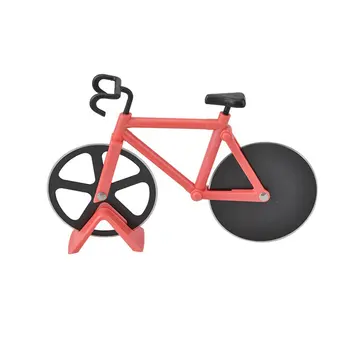 

Stainless Steel Bicycle Pizza Cutter Knife Cake Knife Creative Hob Pizza Wheel Knife Baking Tool