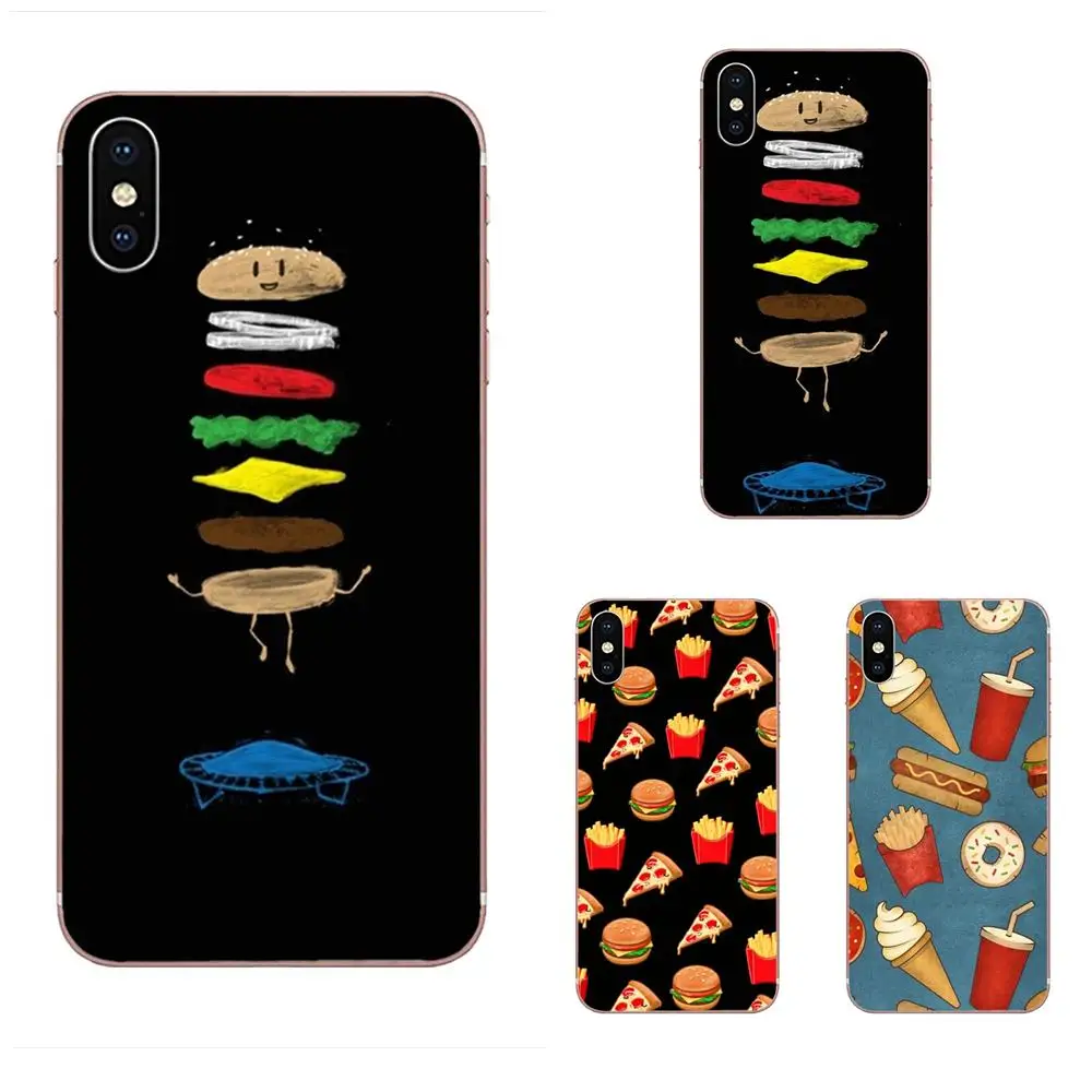 

Fast Food Hamburger For Huawei Honor 4C 5A 5C 5X 6 6A 6X 7 7A 7C 7X 8 8C 8S 9 10 10i 20 20i Lite Pro Soft Cute Case