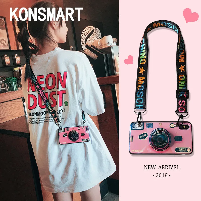

Cute Retro Camera Case For Oneplus 7 7pro 6 6t 5 5t Grip Stand Silicon Phone Case Cover Phone Accessorie Oneplus 7 Capa KONSMART