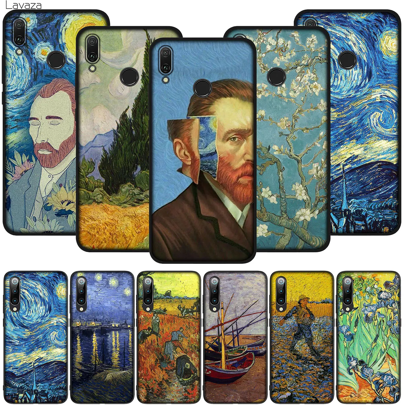 Van Gogh Tardis Starry Nightvan Soft Silicone Phone Case for Xiaomi Redmi Note 8 8A 7 7A 6 6A 5 5A S2 GO K30 K20 Pro |