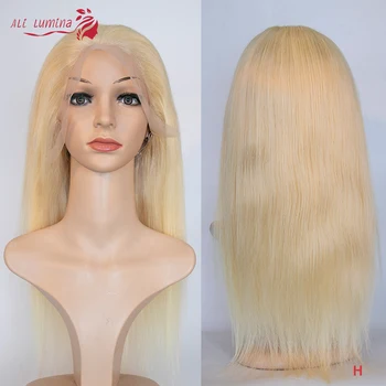 

13x4 Glueless 613 Honey Blonde Lace Front Wig Brazilian Straight Lace Front Human Hair Wigs Pre Plucked Lace Remy Wig 150% 180%