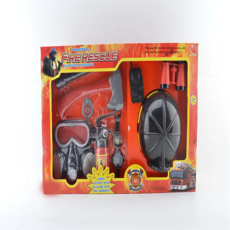 

Children Fireman's Toy Play House Firefighters Character Play Kindergarten Performance Props Cosplay