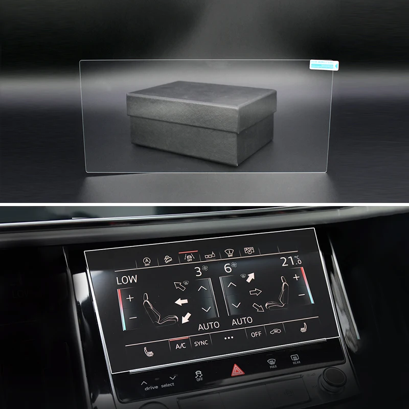 thumbnail image 1 of Película de vidrio templado para coche, Protector de pantalla de navegación para Audi Q8 2018 2019 2020 2021, accesorios de pegatina para pantalla LCD, 1 of 5