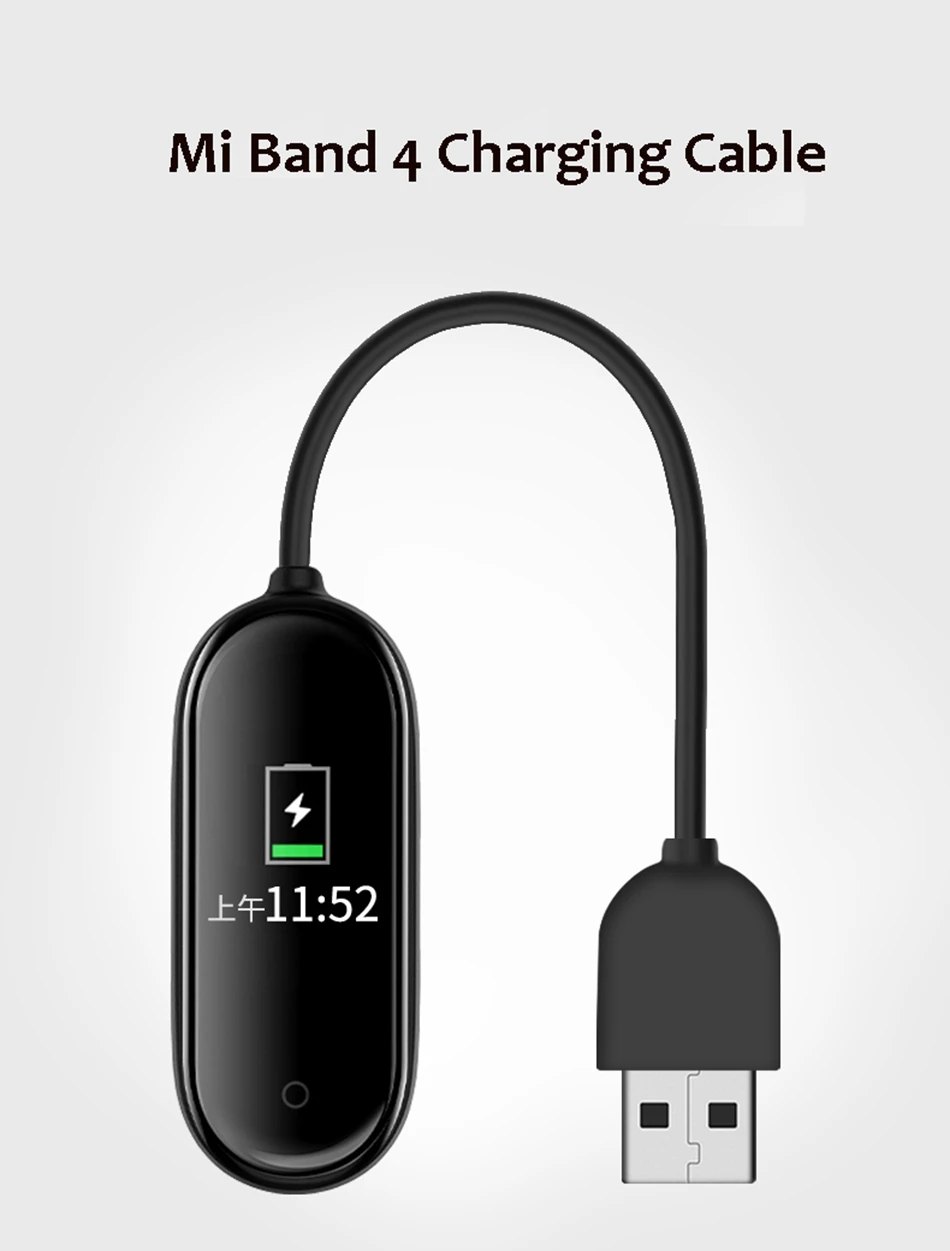 Usb-кабель для зарядки mi Band 4, шнур для зарядного устройства, Сменный Адаптер для Xiao mi Band 4, NFC, линия для зарядки+ браслеты