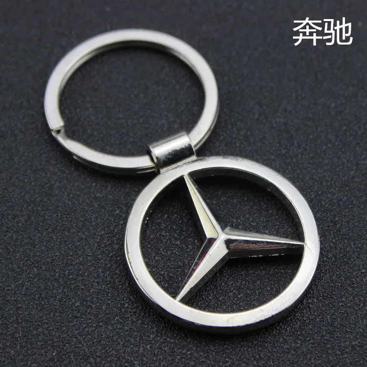 

Hot Sale Metal Car Logo Keychain Key Chain Keyring Key Ring Chaveiro Llavero For Mercedes Audi Auto Pendant Key Holder Best Gift