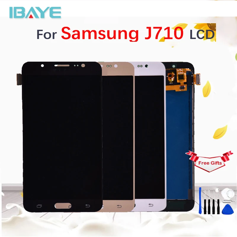 ЖК-дисплей Дисплей для Samsung Galaxy J7 2016 j710 J710F J710M J710H кодирующий преобразователь