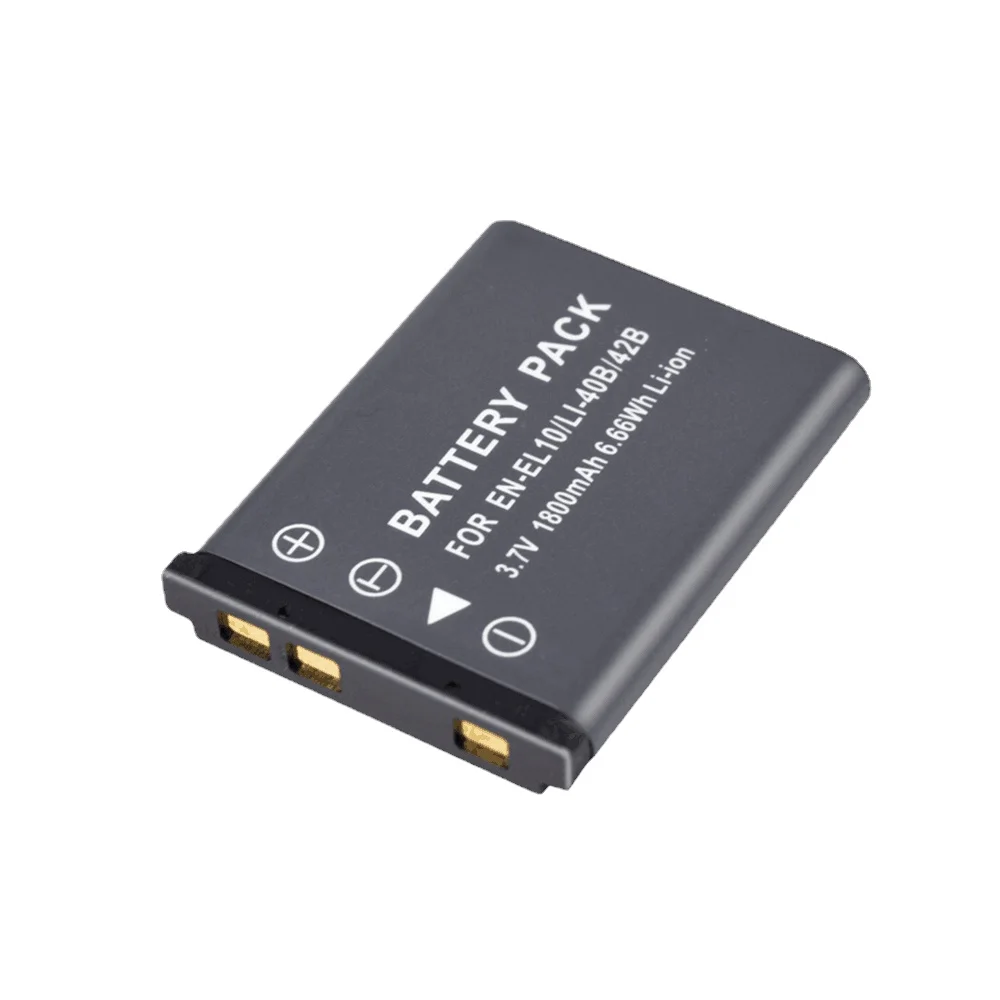 PALO 3.7V 1800mAh Li-40B Li40B Li 40B Li-42B EN-EL10 EN EL10 ENEL10 Digital Camera Batteries for Olympus Nikon Fujifilm Kodak |