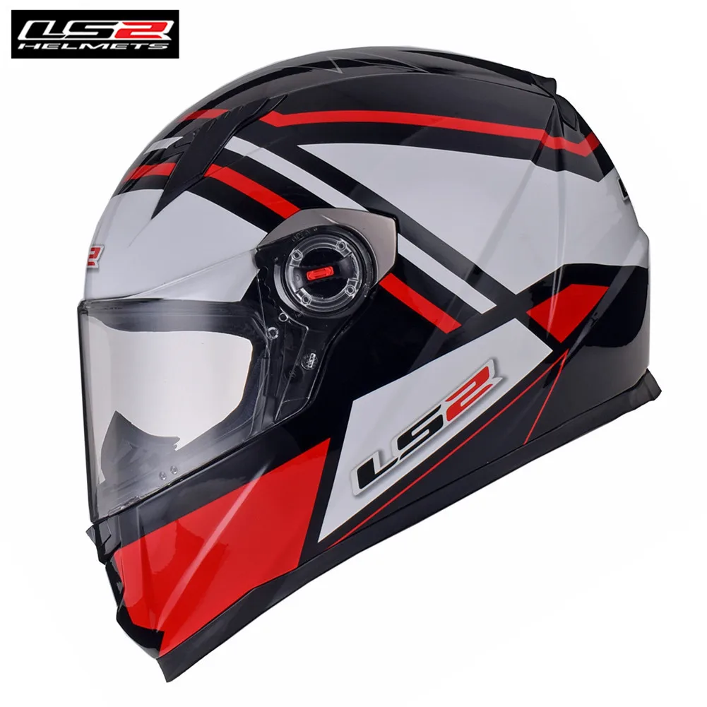 

LS2 MOHICAN/Red Full Face Moto Racing Motorcycle Helmet Motorbike Bike Helmet Crash Motor Helm Casque Moto Kask FF358