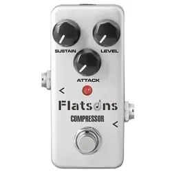 Flatsons эффект гитарной педали компрессор Fcp2 мини электрический бас гитарные эффекты настоящий Обход Музыкальные инструменты