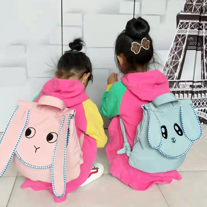 New Style Children Backpack 3-6 Years Old Baby Cute Cartoon Small Bookbag Kindergarten School Bag
