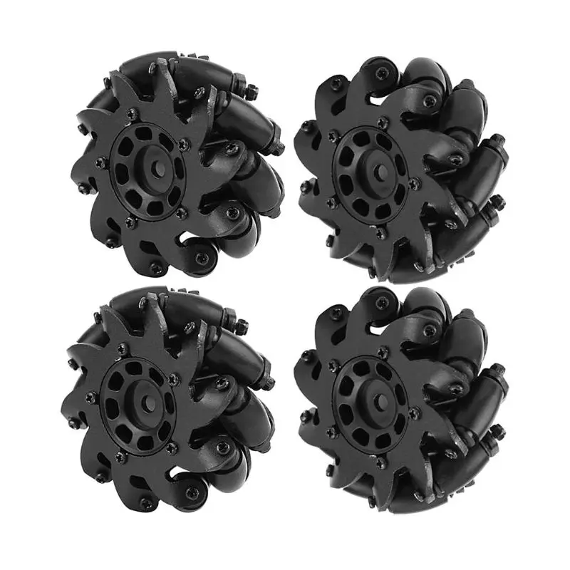 4pcs Aluminum alloy Turbowing Drive Wheel Robot Kit Omnidirectional Wheels for Mecanum T5EC | Игрушки и хобби