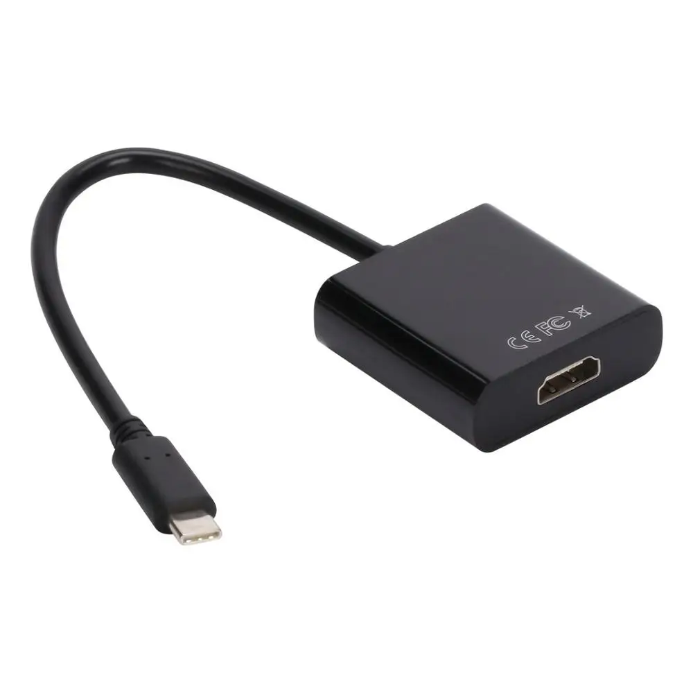 USB 3,1 type-C Мужской к HDMI Женский кабель 1080P Адаптер USB-C преобразователь видеосигнала HDMI для Macbook Chrombook PC ноутбук стол