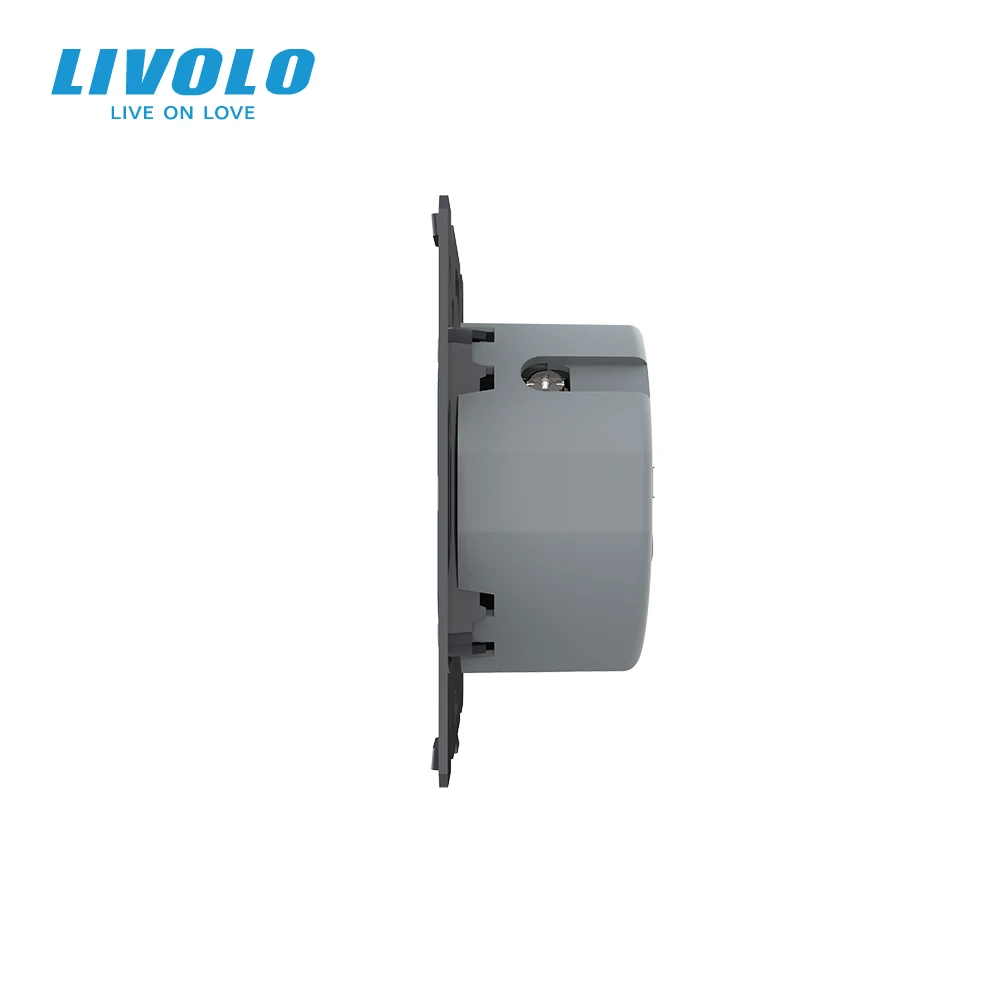Livolo стандарт ЕС WallTouch занавес дистанционный переключатель слепое управление AC 220