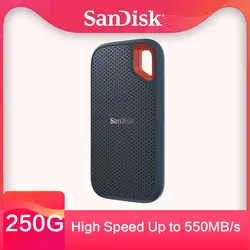 Двойной Флеш-накопитель SanDisk SSD USB 3,1 Тип C 500 м/с 250 ГБ 500 1 ТБ 2 ТБ внешний твердотельный жесткий диск hdd внешний жесткий диск driv для ноутбуков, mac