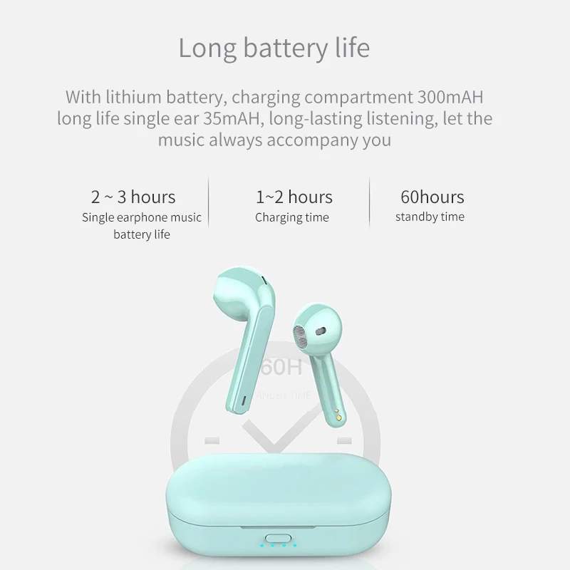 Беспроводные наушники TWS Bluetooth 5,0 наушники с микрофоном зарядная коробка для huawei Honor Lite Xiaomi