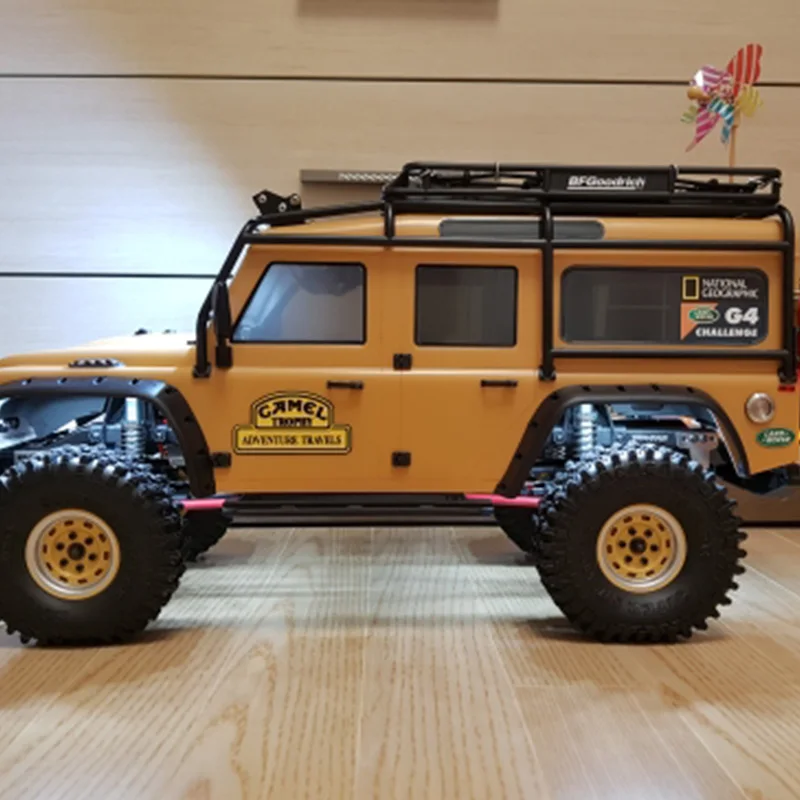 4 шт. металлический обод колеса 1,9 дюйма для 1/10 RC Rock Crawler Traxxas TRX-4 D90 D110 Defender Axial SCX10 90046 90047, золото
