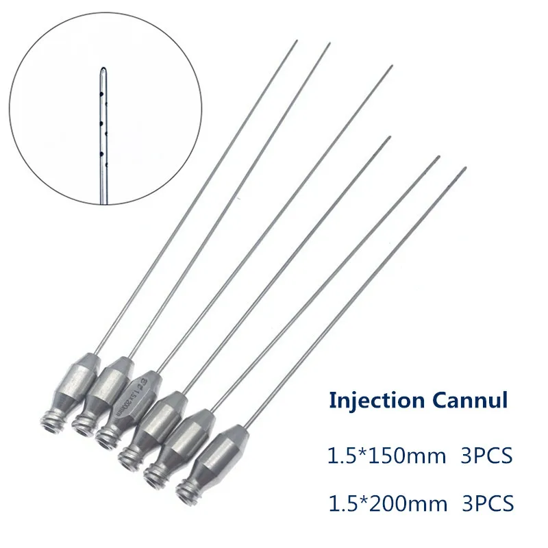 LiposuctionCannulasFatAspirationNeedlesSetInfiltrationCannulas