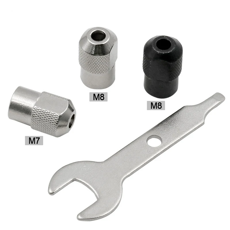 M7 M8x0.75 Electric Chuck Rotary Tool Accessories Multi With Wrench Keyless Faster Bit Swaps Dremel Tools | Инструменты