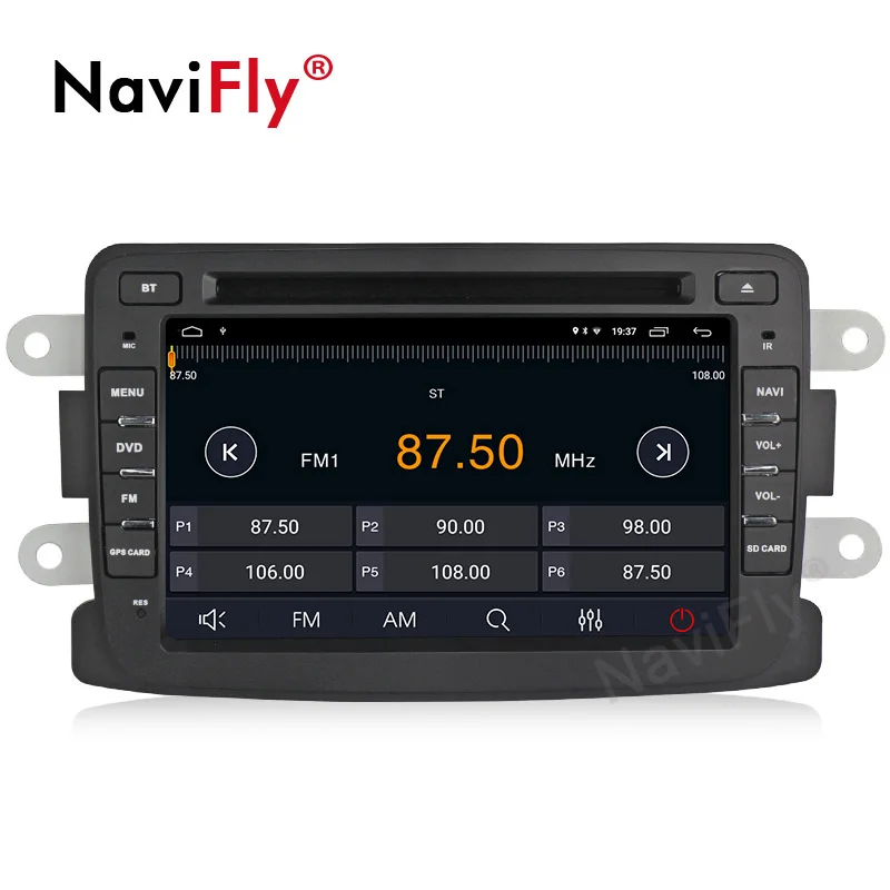 Navifly Русский Меню Android9.0 Android9.1 автомобильный Радио мультимедийный плеер для Dacia Sandero Duster Renault Captur Lada Xray2 Logan2