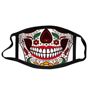

Mascarilla Halloween Mask Men And Women Face Masks Washable Earloop Mouth Mask Halloween Print Mask Mouth Caps Washable