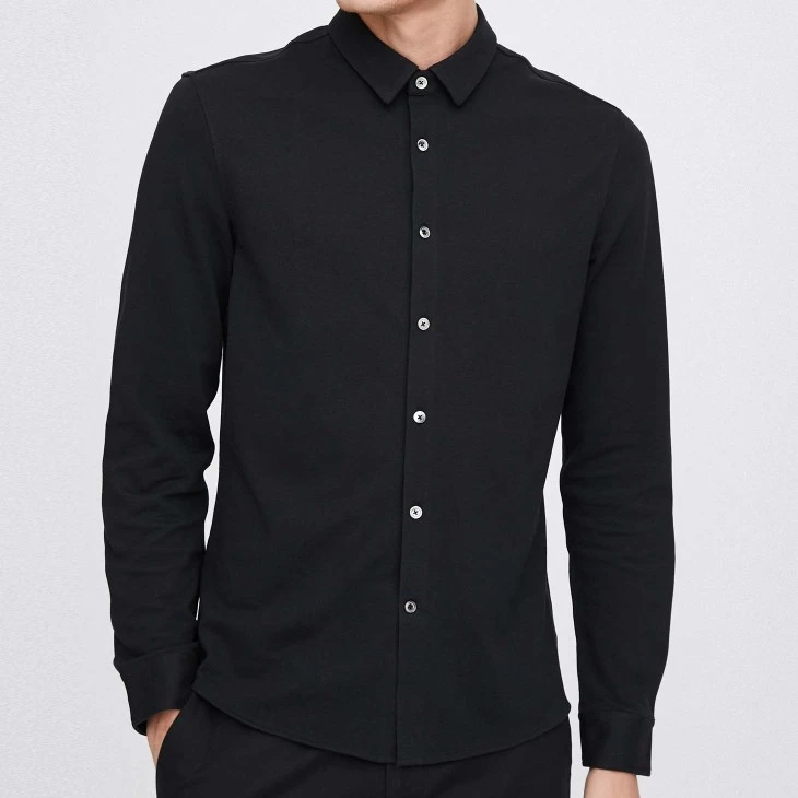 

homme Asian size crocodile 100%cotton shirt camisa masculina Men Long Sleeve Dress Shirts Cotton fashion hombre chemise