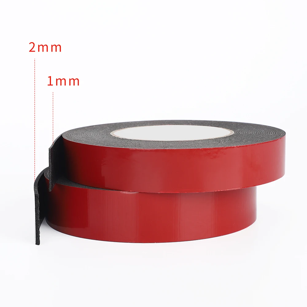 V HB 5952 Black Heavy Duty Mounting Tape Double Sided Adhesive Acrylic Foam  Tape 5mm-50mm x3Mx1.1mm - AliExpress