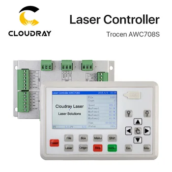 Trocen AWC708S Co2 Laser Controller System for Laser Engraving and Cutting Machine Replace AWC708C Lite Ruida Leetro ruida rd rdlc320 a co2 laser dsp controllerr rd320a co2 laser controller use for laser engraving and cutting machine