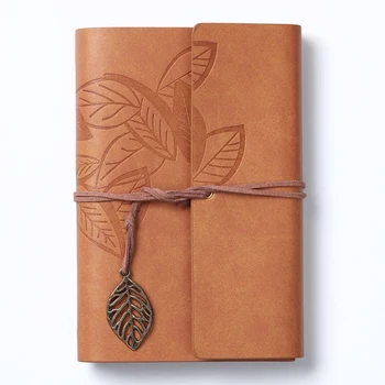 

A6 pirate Sketch blank hand loose-leaf detachable notebook Korean fresh Simple notebook Travel diary Loose leafnotepad Kraft
