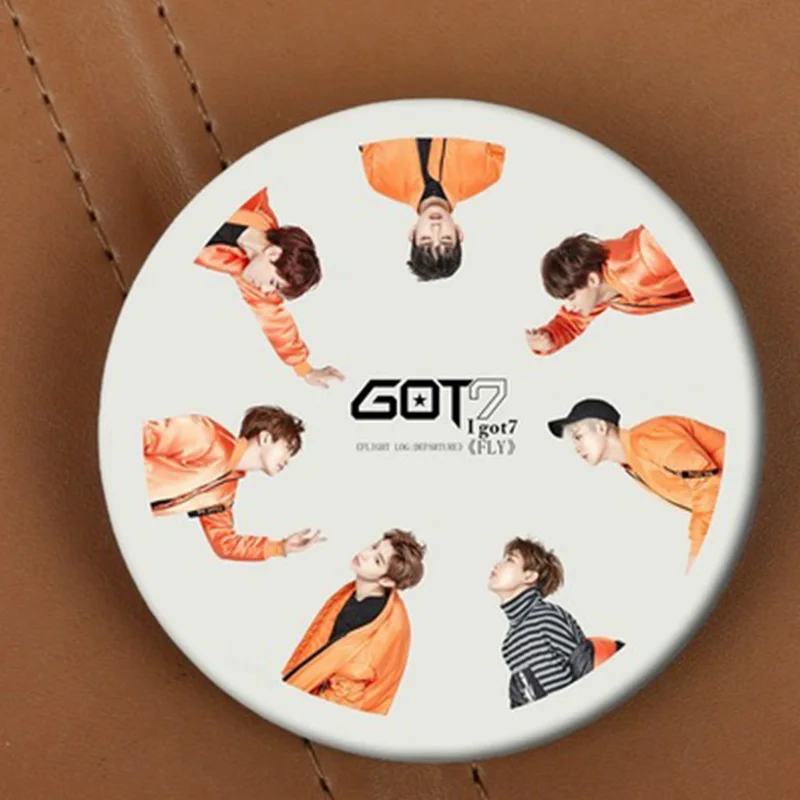 

Got7 Creative New Album Fly Round Brooches Pin Clothing Big Accessory JB Mark Jackson YoungJae BamBam YuGyeom LJJ48
