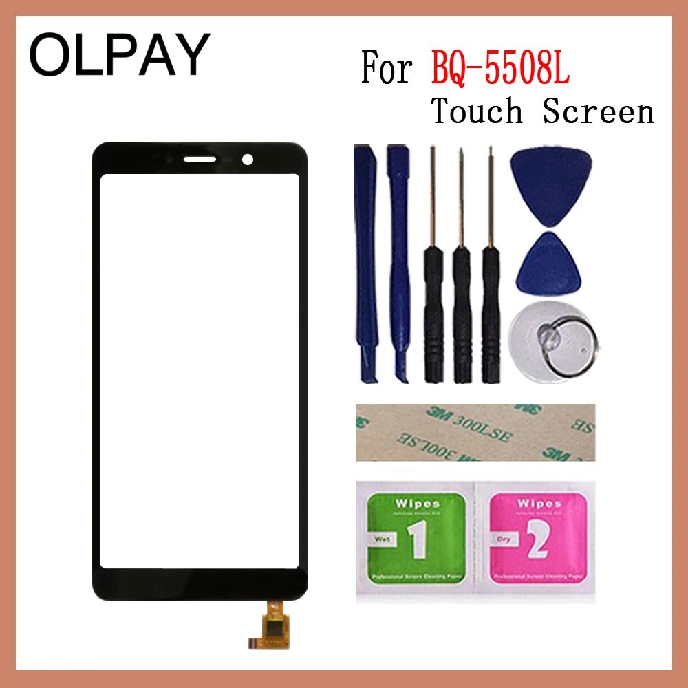 OLPAY мобильный сенсорный экран для телефона для BQ 5508L BQ-5508L Next LTE 5,4" дюймовый сенсорный экран стекло дигитайзер панель объектив сенсор стекло