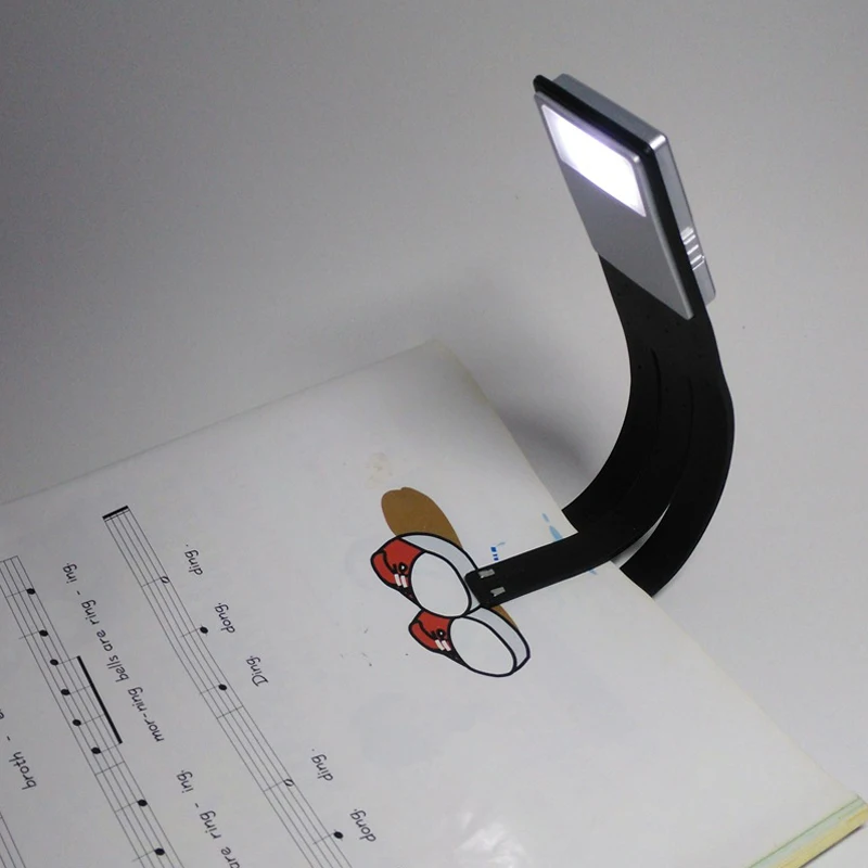 Светодиодный светильник для чтения книг со съемным гибким зажимом USB зарядка
