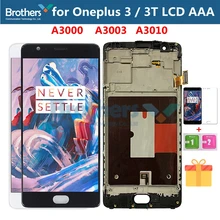 ЖК-экран для Oneplus 3 3T ЖК-дисплей для Oneplus 3 3T A3000 сенсорный экран в сборе с рамкой сенсорный дигитайзер TFT экран тест
