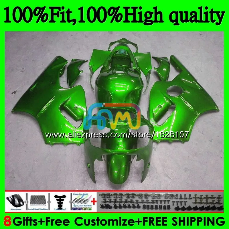 Зеленый Глянец впрыска топлива для ZX1200 C ZX 1200 12R 1200CC 00 01 20BS. 57 ZX 12 R ZX-12R ZX12R 00 01 2000 2001 OEM обтекатели