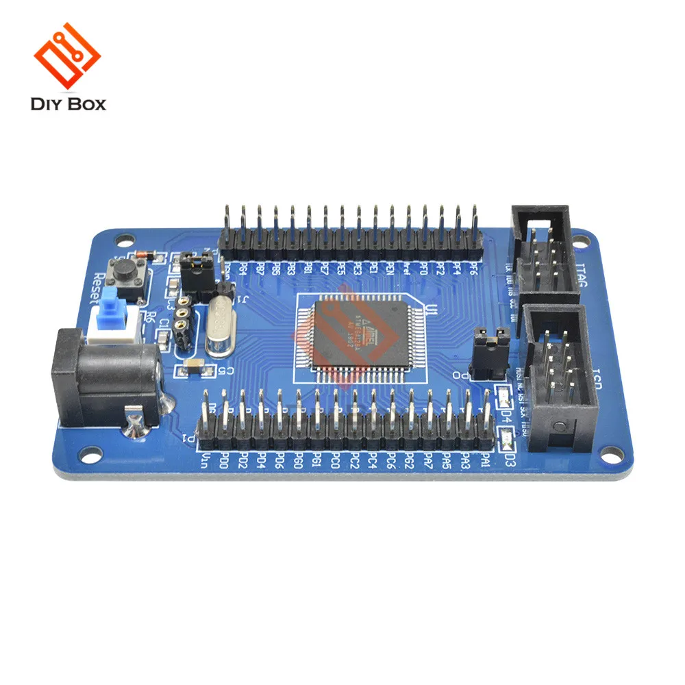 ATMEL ATMega128 M128 AVR Минимальная разработка системная плата модуль ISP JTAG надежный Сброс