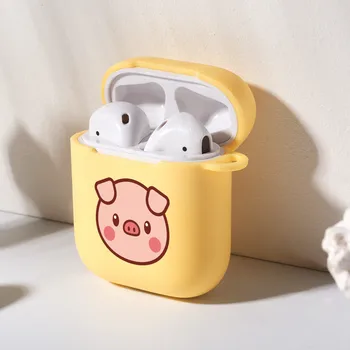 

Cute Animal Candy Color TPU Case For Airpods 2 1 Creative Coque For Air Pods 1 Protective Cover Soft Silicone For Airpod 2 Case