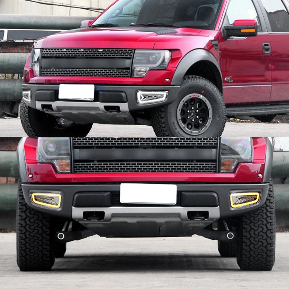 CSCSNL 2 шт для Ford Raptor F150 2010 2012 2013 светодиодный DRL Дневной светильник спереди бег светильник тумана светильник