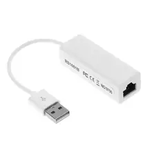 USB 2,0 к RJ45 LAN Ethernet 10/100 Мбит сетевой адаптер WIN7 для компьютера