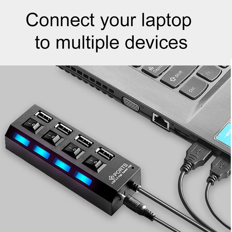 New 4/7 Ports USB HUB 2.0 3.0 High Speed USB Splitter Expander Multi-Port Independent Switch for PC Laptop Windows New 4/7 Ports USB HUB 2.0 3.0 High Speed USB Splitter Expander Multi-Port Independent Switch for PC Laptop Windows