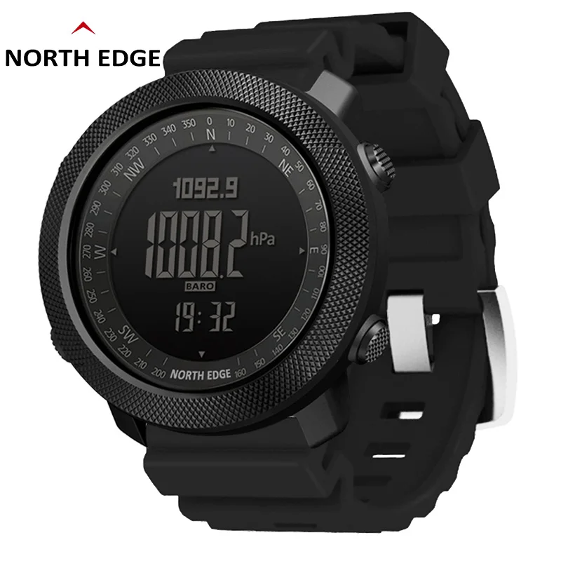 NORTH EDGE Military Smartwatch – Waterproof Digital Watch with Compass & Altimeter 3