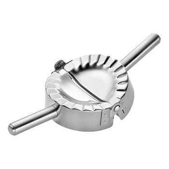

Stainless Steel Ravioli Mould Pierogi Dumpling Maker Wrapper Pastry Dough Cutter Kitchen Accessories,12 cm