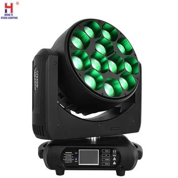 

Moving head beam light 12x40w bee-eye zoom stage lights of high professional with RGBW 4in1 good for bar wedding party